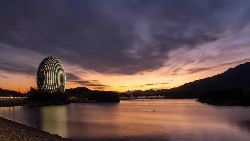 雁栖湖夜景